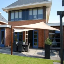 Voile D'ombrage Triangle Coolfit 500x500x500cm Sable - NESLING 5 Voile D'ombrage Triangle Coolfit 500x500x500cm Sable - NESLING -Outdoor Soldes voile d ombrage triangle coolfit 500x500x500cm sable nesling 2